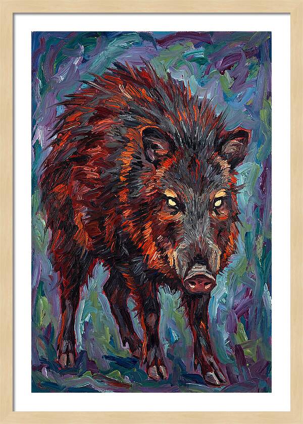 Peccary In Expressionist Style