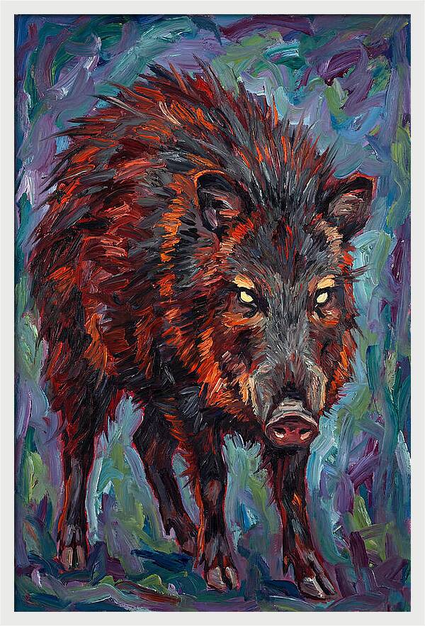 Peccary In Expressionist Style