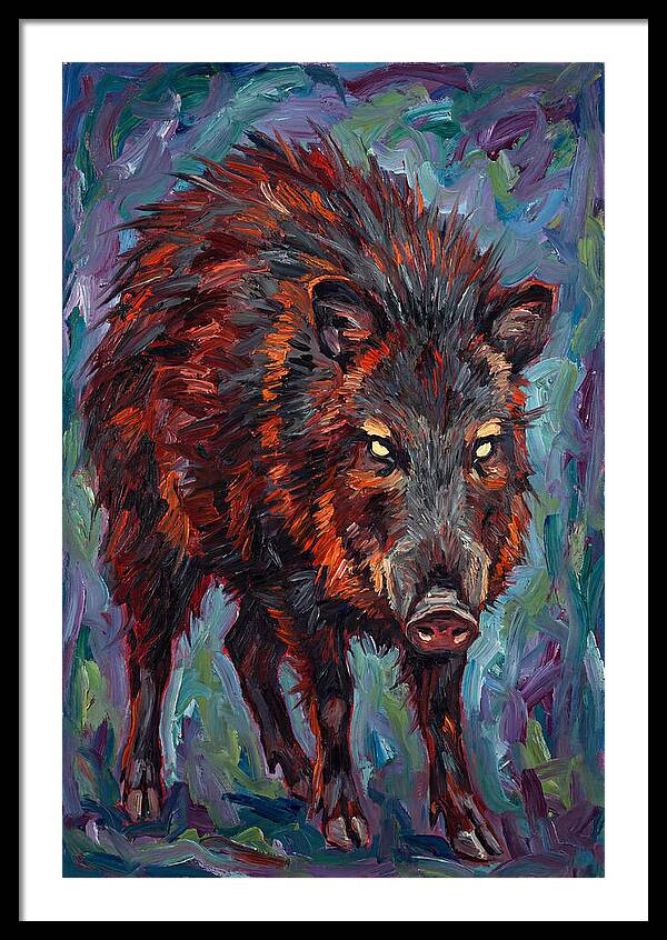 Peccary In Expressionist Style