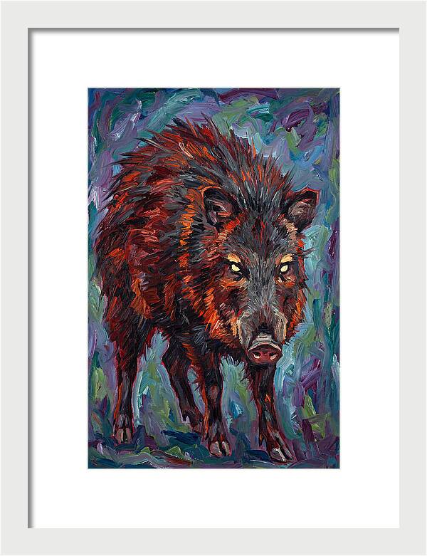 Peccary In Expressionist Style