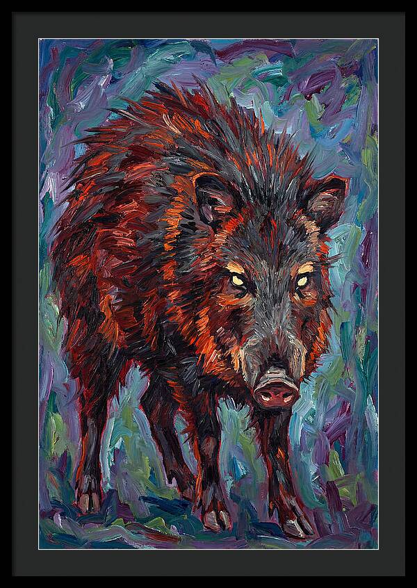Peccary In Expressionist Style