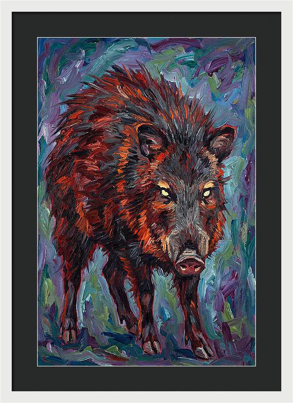 Peccary In Expressionist Style