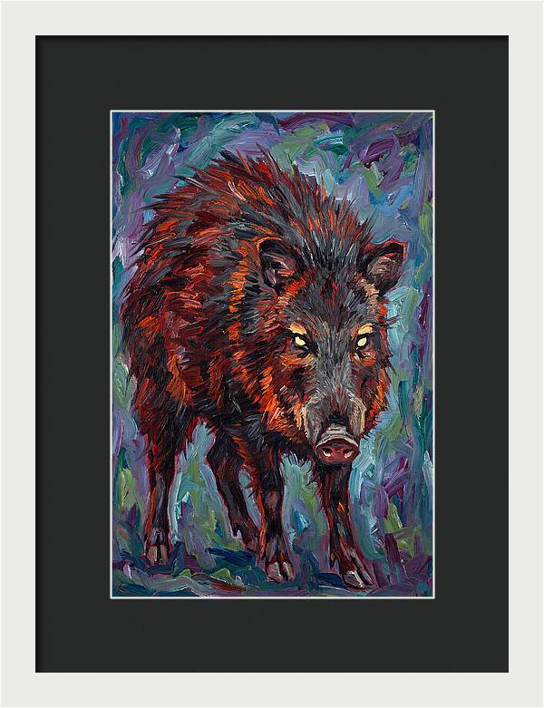 Peccary In Expressionist Style