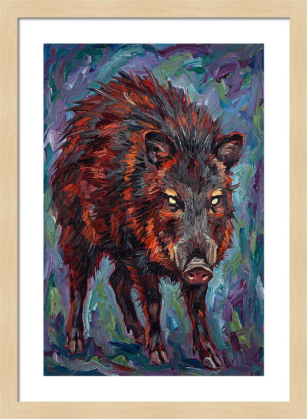 Peccary In Expressionist Style