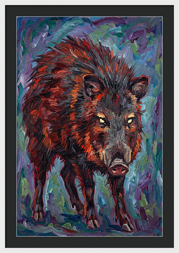 Peccary In Expressionist Style