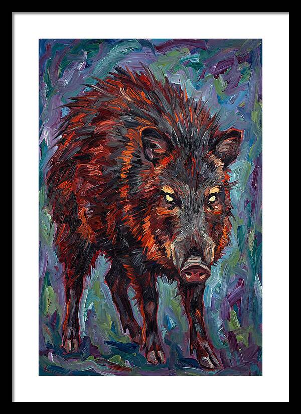 Peccary In Expressionist Style