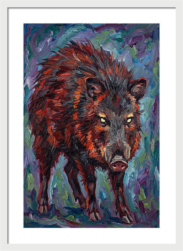Peccary In Expressionist Style