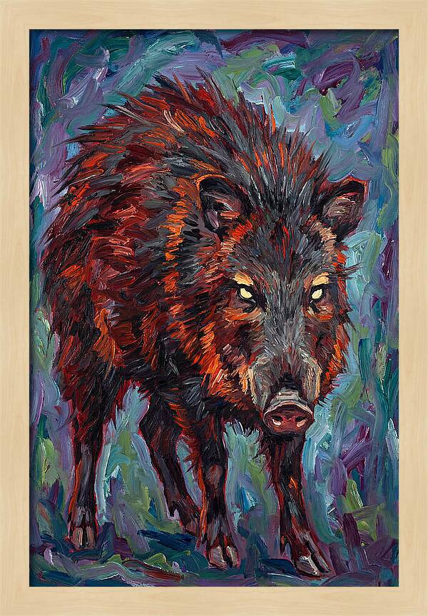 Peccary In Expressionist Style