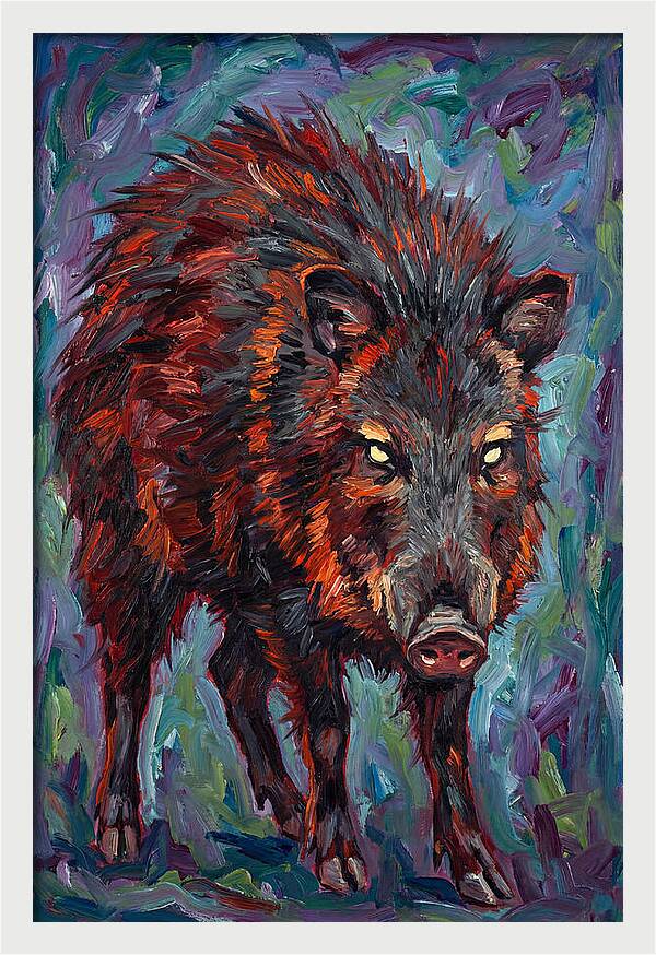 Peccary In Expressionist Style