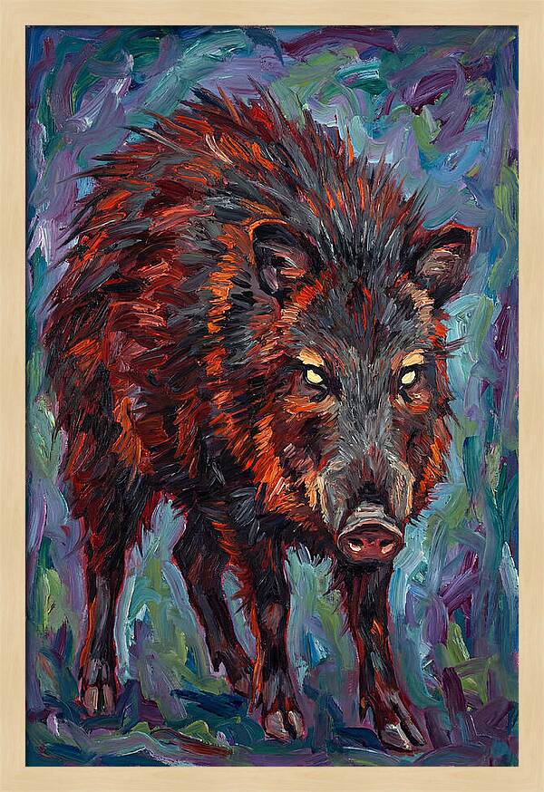 Peccary In Expressionist Style