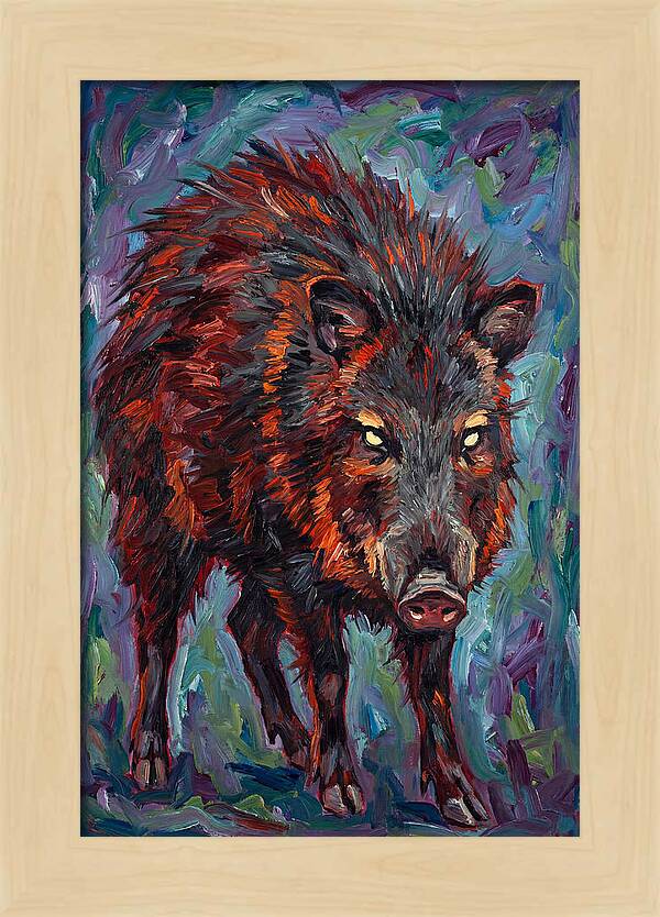 Peccary In Expressionist Style