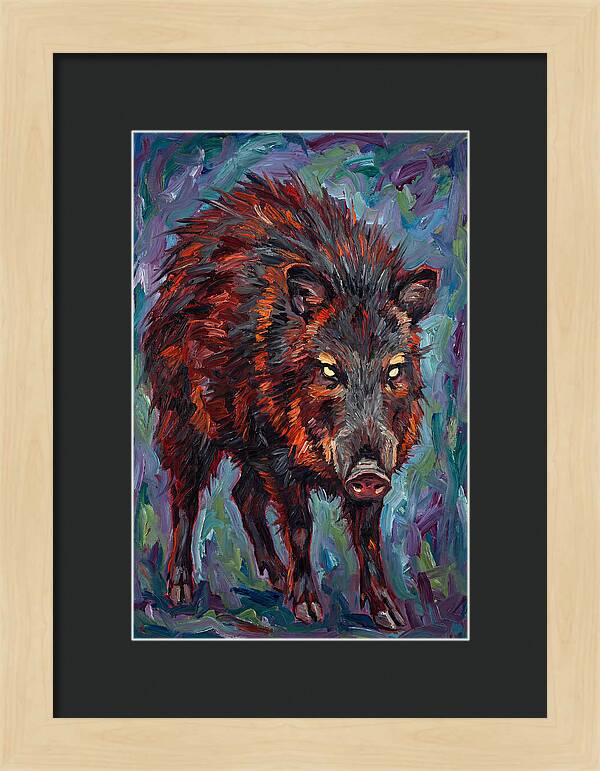 Peccary In Expressionist Style