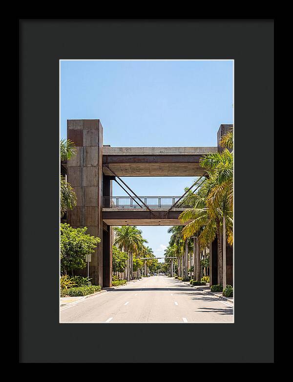 Pedestrian Bridge Over City Street