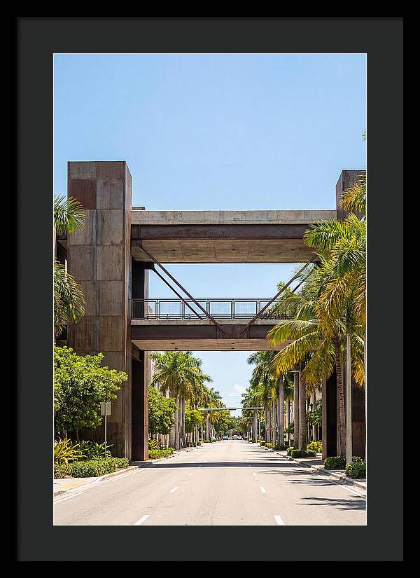 Pedestrian Bridge Over City Street