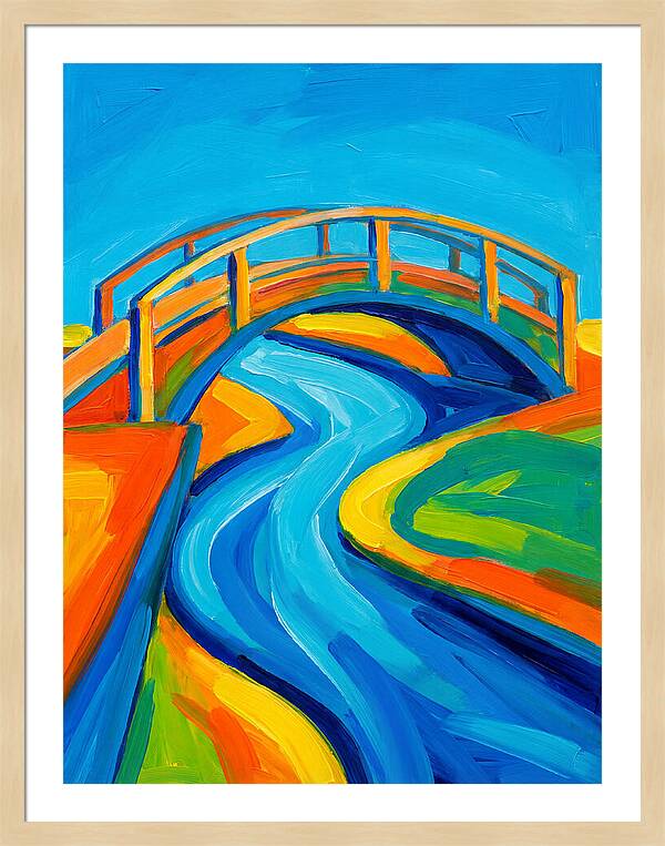 Pedestrian Bridge Over Water