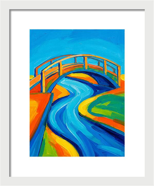 Pedestrian Bridge Over Water