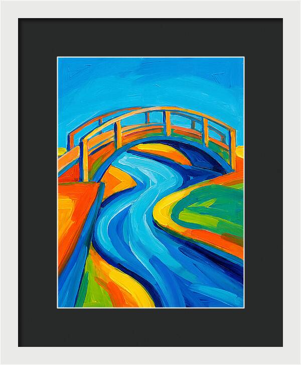 Pedestrian Bridge Over Water