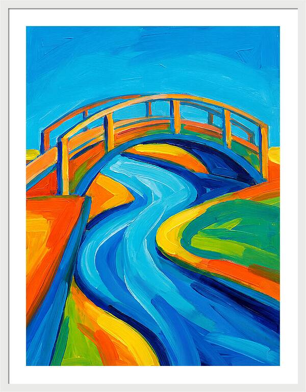 Pedestrian Bridge Over Water