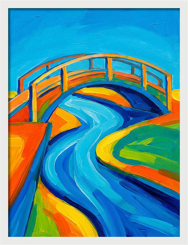 Pedestrian Bridge Over Water