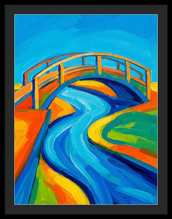 Pedestrian Bridge Over Water