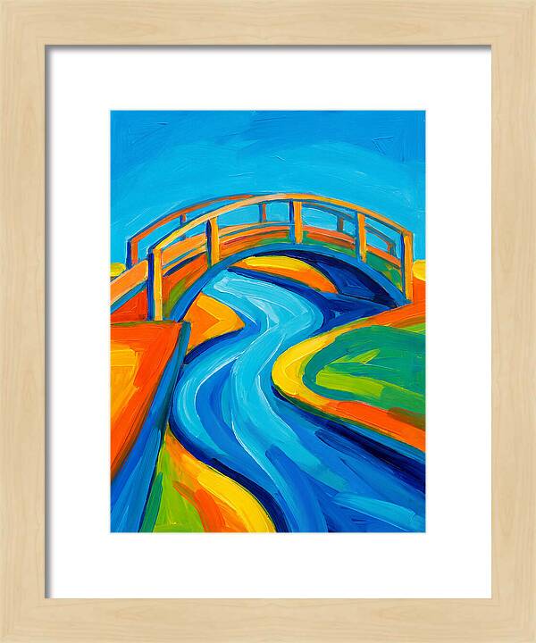 Pedestrian Bridge Over Water