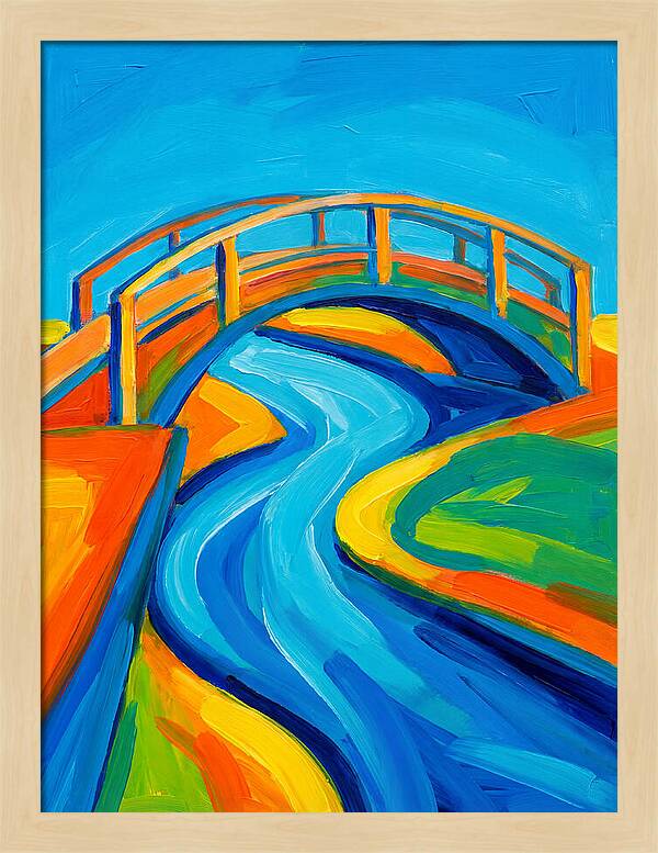Pedestrian Bridge Over Water