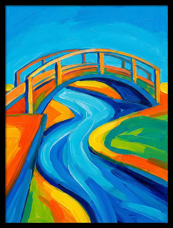 Pedestrian Bridge Over Water
