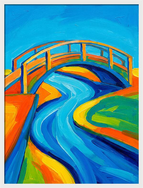 Pedestrian Bridge Over Water