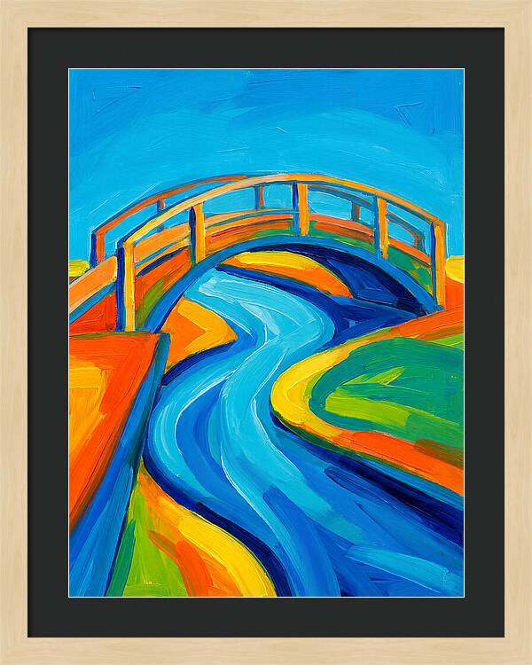 Pedestrian Bridge Over Water