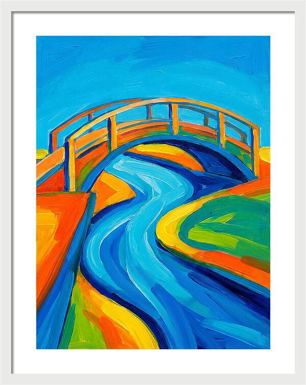 Pedestrian Bridge Over Water