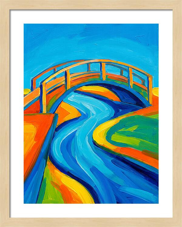 Pedestrian Bridge Over Water