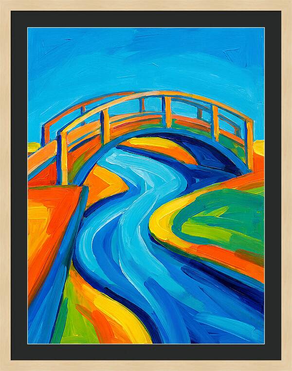 Pedestrian Bridge Over Water
