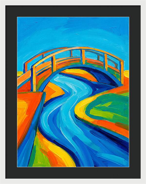 Pedestrian Bridge Over Water