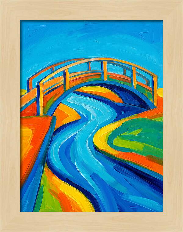 Pedestrian Bridge Over Water