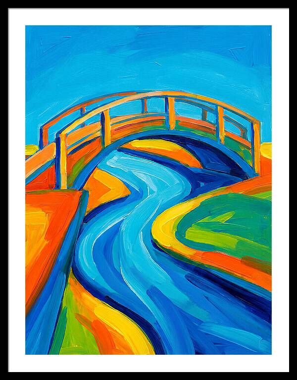 Pedestrian Bridge Over Water