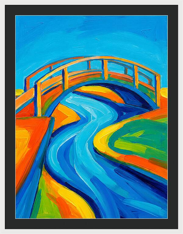 Pedestrian Bridge Over Water