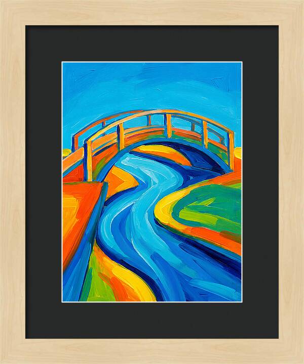 Pedestrian Bridge Over Water
