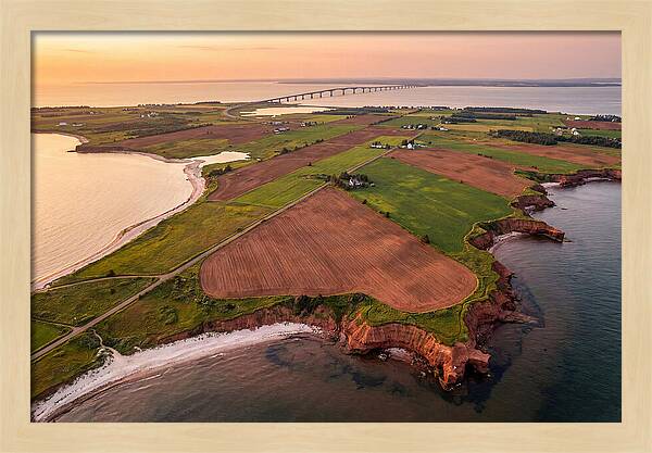 Pei From Above At Golden Hour
