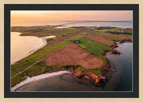 Pei From Above At Golden Hour