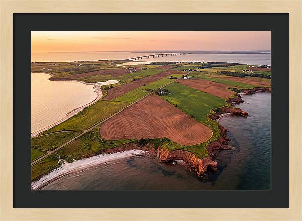 Pei From Above At Golden Hour