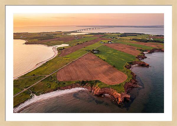 Pei From Above At Golden Hour