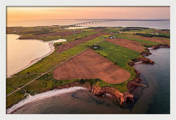 Pei From Above At Golden Hour