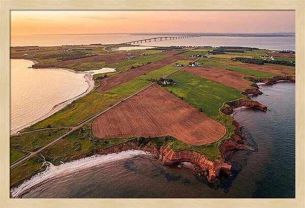 Pei From Above At Golden Hour