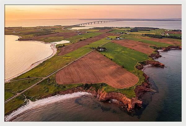 Pei From Above At Golden Hour