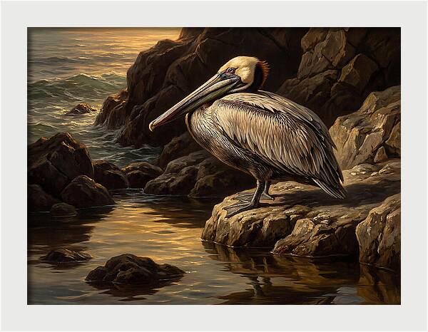 Pelican By The Shore
