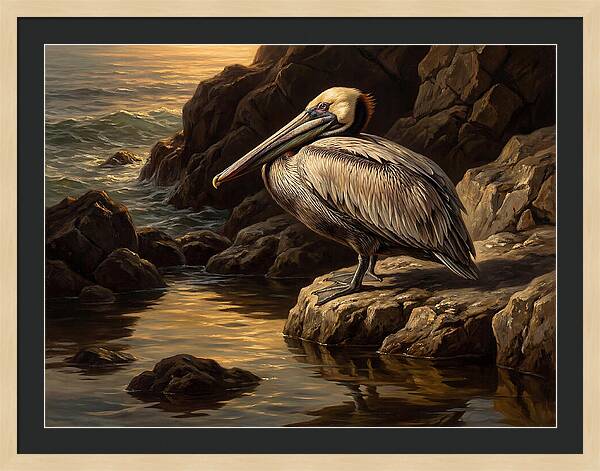 Pelican By The Shore