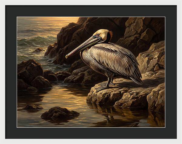Pelican By The Shore