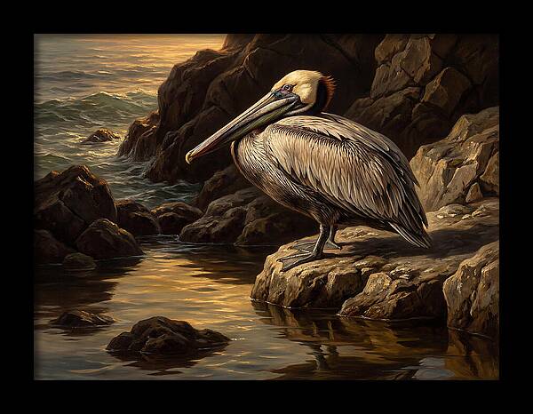 Pelican By The Shore