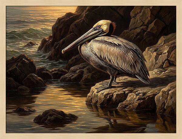 Pelican By The Shore
