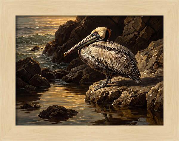 Pelican By The Shore